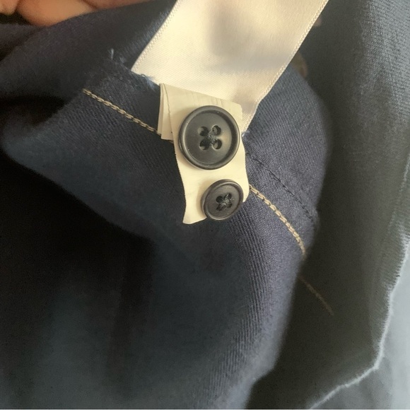 Banana REPUBLIC Heritage Expedition Utility Linen Cotton Blend Shirt Casual Navy - Picture 13 of 15